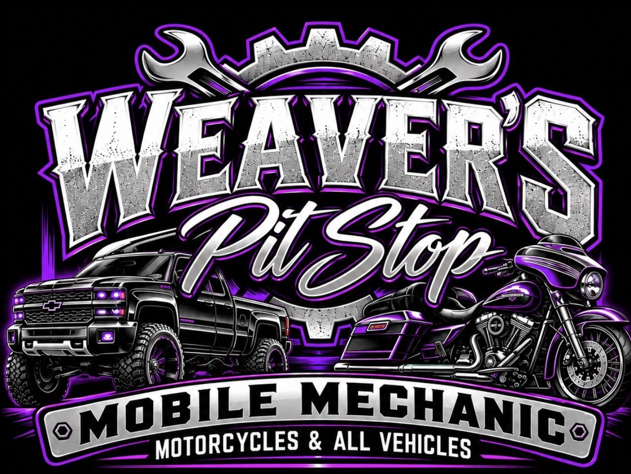 Weaver's Pit Stop logo